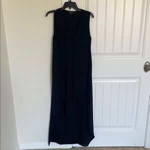 Adelyn Rae Black Sleeveless Maxi Dress